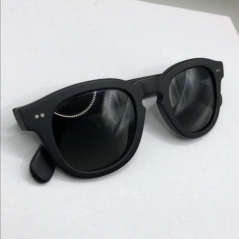 Peter Millar Matte Black Polarized Sunglasses Classic Style Unisex 48-23-150